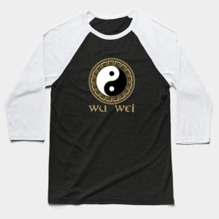 Wu Wei - Yin Yang Baseball T-Shirt